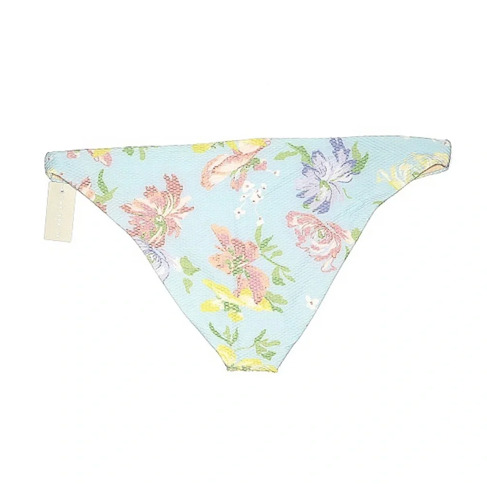 CHELSEA28 Blue Floral Bikini Bottom NWT Size XL Pool Beach Swim